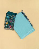 SC3366 - Chiffon Georgette With Stone And Seperate Blouse Work